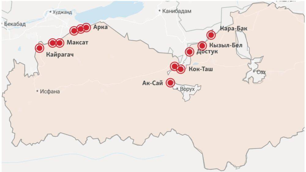 На границе Кыргызстана и Таджикистана идут бои