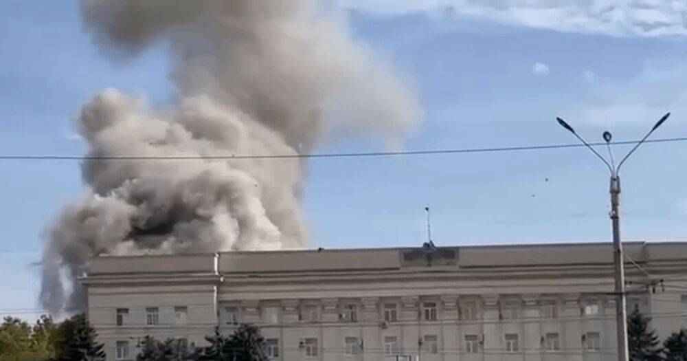 В Херсоне прозвучал взрыв в здании Административного суда: там были коллаборанты (видео)