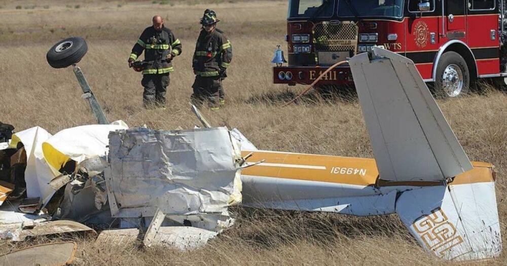 В небе над США столкнулись два самолета: погибли трое и собака (фото, видео)