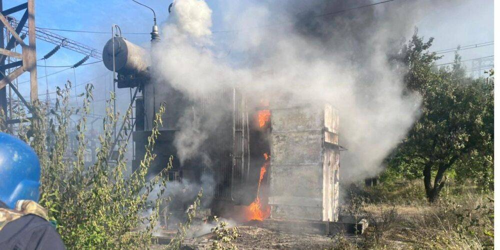 Оккупанты обстреляли Славянскую ТЭС, на станции повреждено оборудование