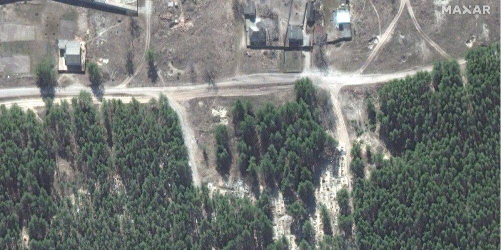 Военные преступления РФ. Опубликованы спутниковые снимки мест массового захоронения вблизи Изюма