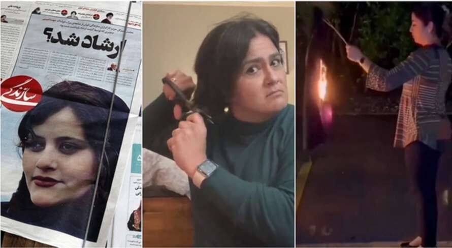 В Ірані жінки масово відрізають волосся та спалюють хіджаби