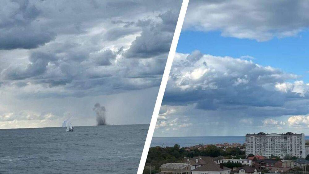 В море близ Севастополя слышали громкий взрыв