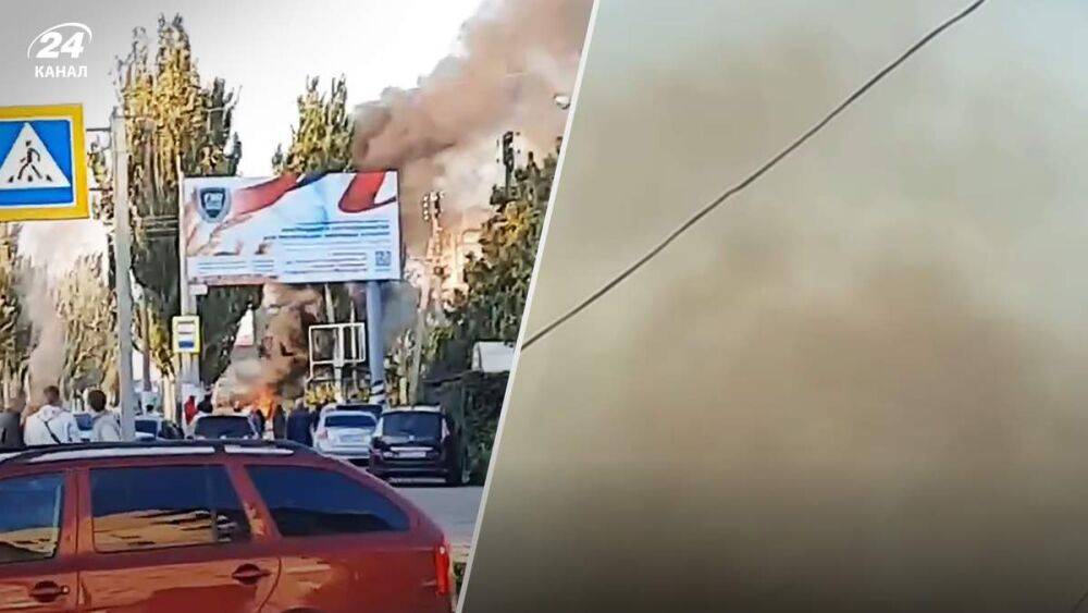 В Мелитополе раздался мощный взрыв: пылает авто, - мэр