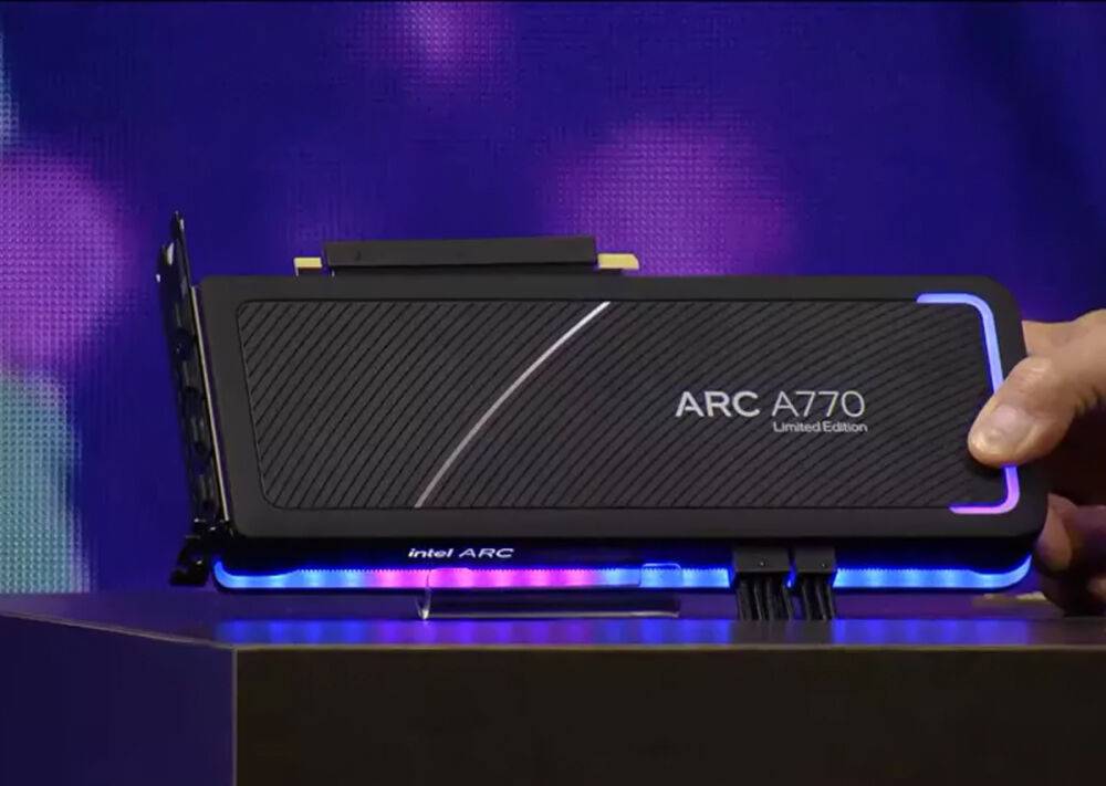 Видеокарта Intel Arc A770 поступит в продажу 12 октября по цене $329 — и составит конкуренцию NVIDIA RTX 3060