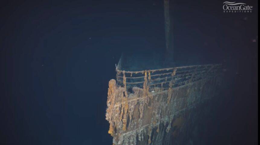 Затонулий "Титанік" вперше зняли на відео в якості 8К