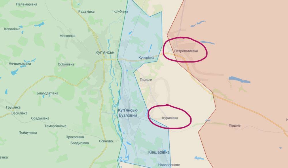 Армия РФ обстреливала села в районе Купянска — Генштаб