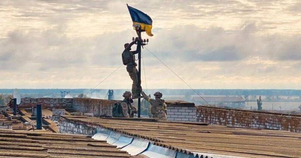 Успехи ВСУ в Херсонской области: над Высокопольем подняли флаг Украины (фото)