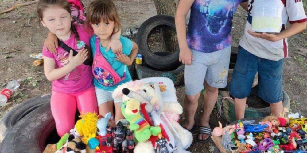 Хотели купить тепловизор. В Днепре дети продавали свои игрушки, а вырученные средства передали на ВСУ