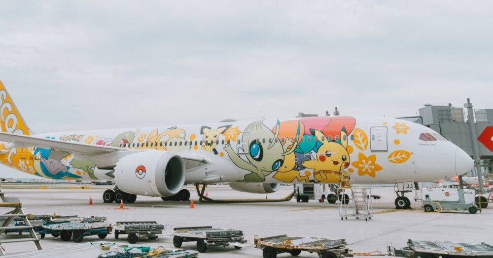 В Сингапуре запустили самолет "Пикачу джет" для любителей покемонов