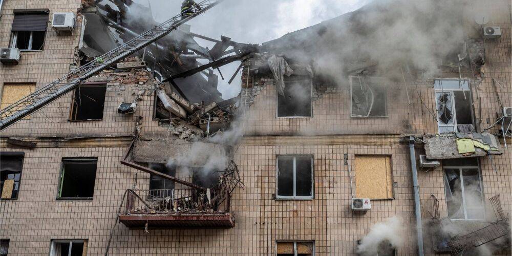 Ночной удар по Харькову. Армия РФ обстреляла Немышлянский район, начался пожар