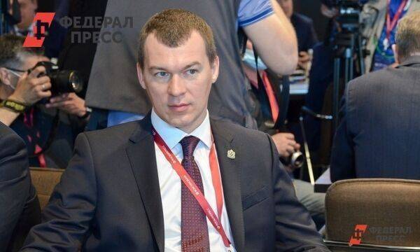 Губернатор Хабаровского края Дегтярев пригрозил бедностью на ВЭФ