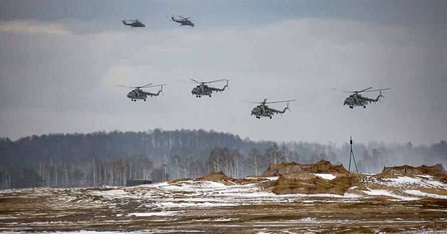 У Білорусі стартували військово-повітряні навчання за участю рф