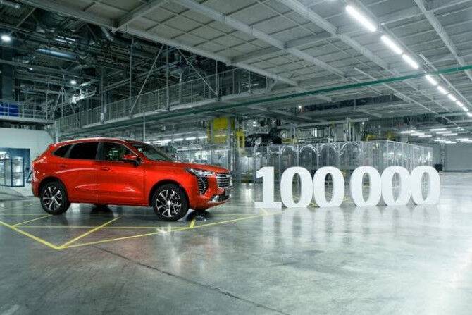 В России выпущен 100-тысячный автомобиль Haval