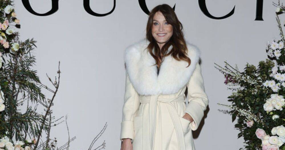 Роскошная Карла Бруни посетила вечеринку Gucci в Париже