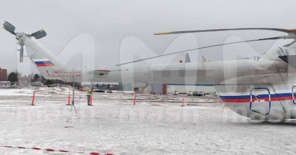 В Москве разбился вертолет Ми-8, который перевозит Путина (фото)