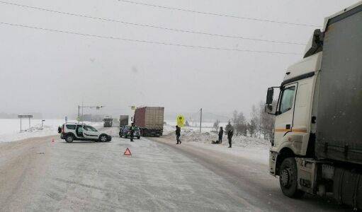 ДТП с пострадавшим на трассе Пермь-Екатеринбург