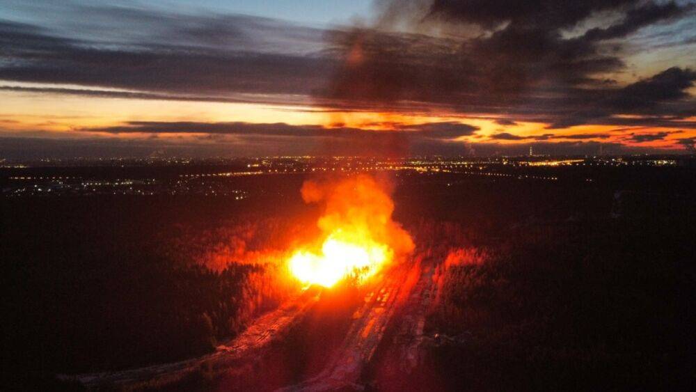 Под Луганском произошёл взрыв на магистральном газопроводе