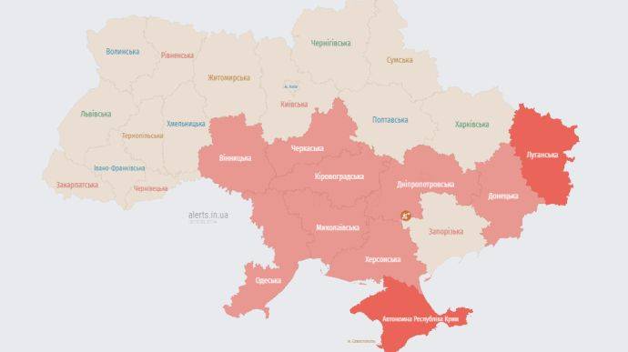 У низці регіонів України оголосили про ракетну небезпеку