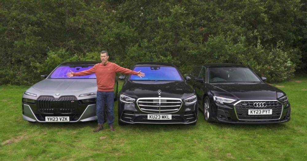 Битва роскоши: эксперты сравнили премиальные седаны BMW, Audi и Mercedes (видео)