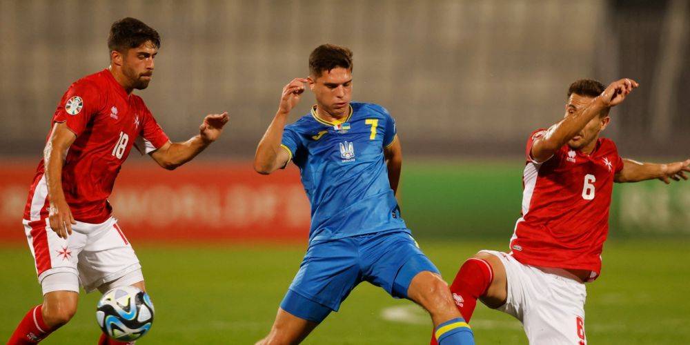 Мальта — Украина 1:0. Видео гола матча отбора Евро-2024