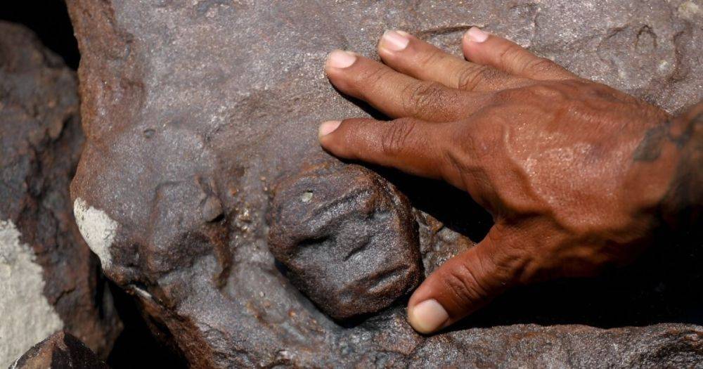 Древние тайны Амазонии. Отступившая вода обнажила древние гравюры, возрастом более 2 тыс. лет