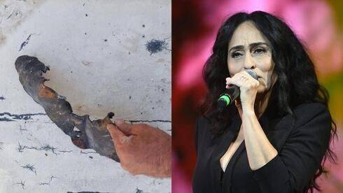 Обломок ракеты упал на крышу дома самой популярной певицы Израиля