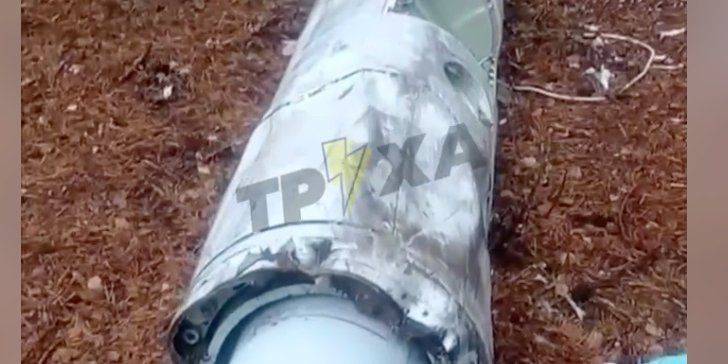 В лесу под Киевом нашли огромную ракету — видео