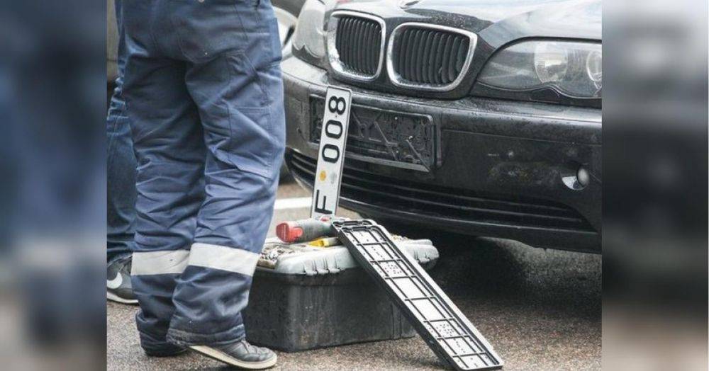 Литва будет передавать Украине конфискованные автомобили, зарегистрированные в рф