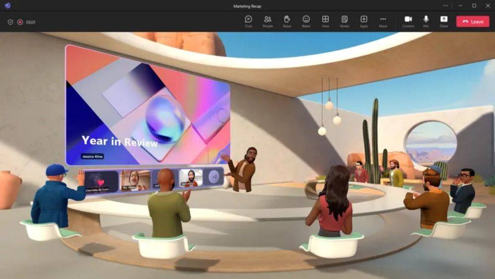 Microsoft Teams переходит в 3D — с аватарами и встречами в виртуальной реальности