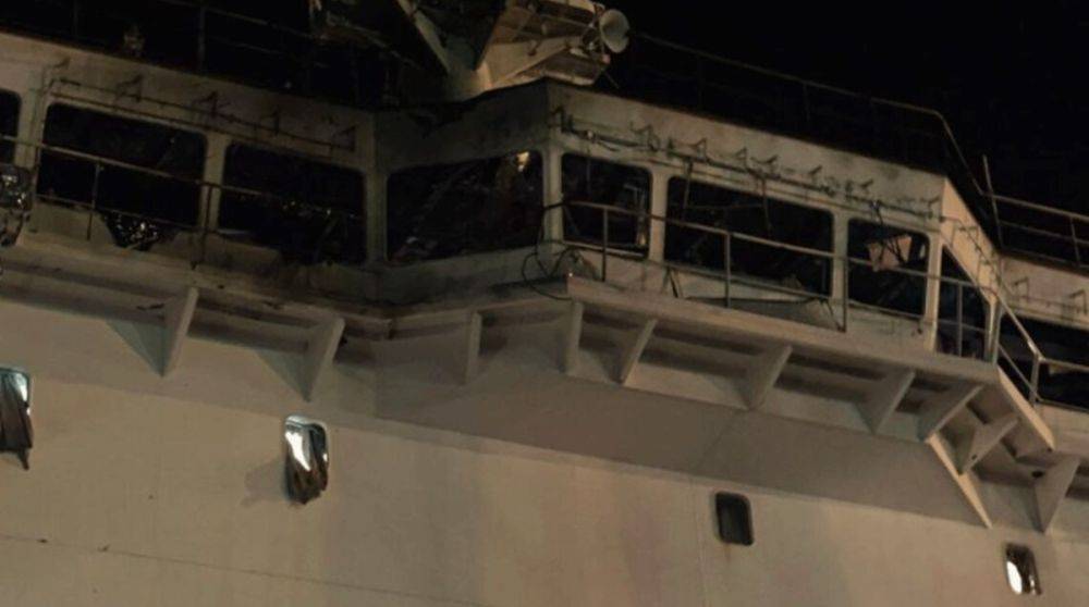 Атакованное россиянами в Одесском порту судно вышло в рейс