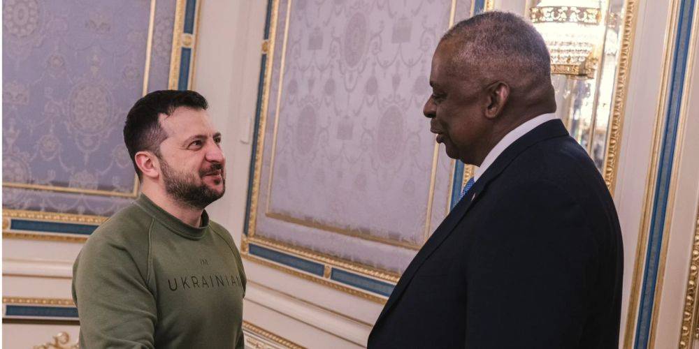 Зеленский встретился с главой Пентагона Остином в Киеве