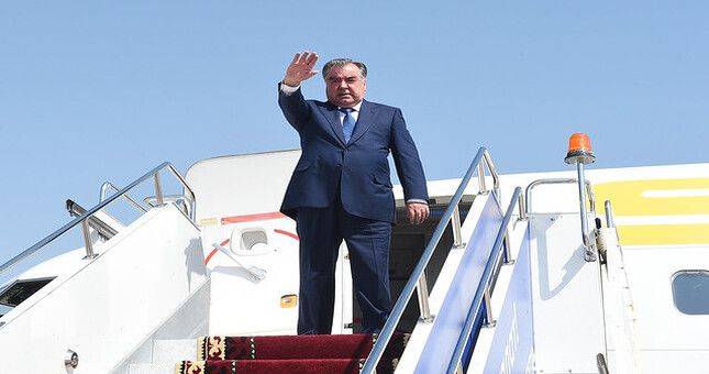Президент Республики Таджикистан Эмомали Рахмон отбыл с официальным визитом в Российскую Федерацию