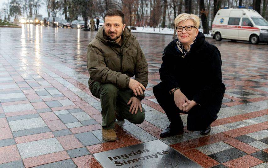 Шимоните находится в Киеве, почтила память погибших в войне с Россией украинцев