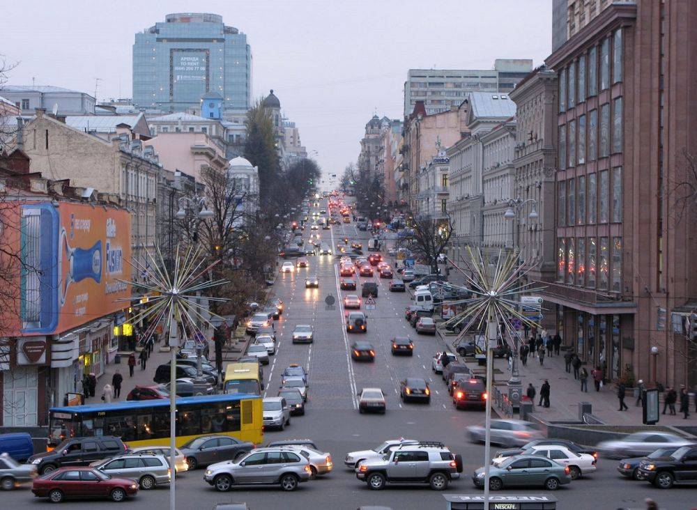 Киев в 19-м веке - как выглядела улица Богдана Хмельницкого - архивные фото