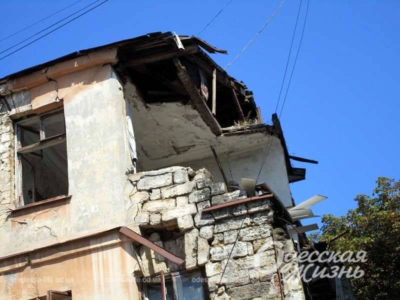 В центре Одессы рухнула стена дома | Новости Одессы