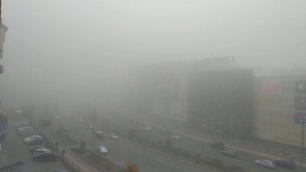 Туман в Киеве 29 ноября - фото и видео погодного явления