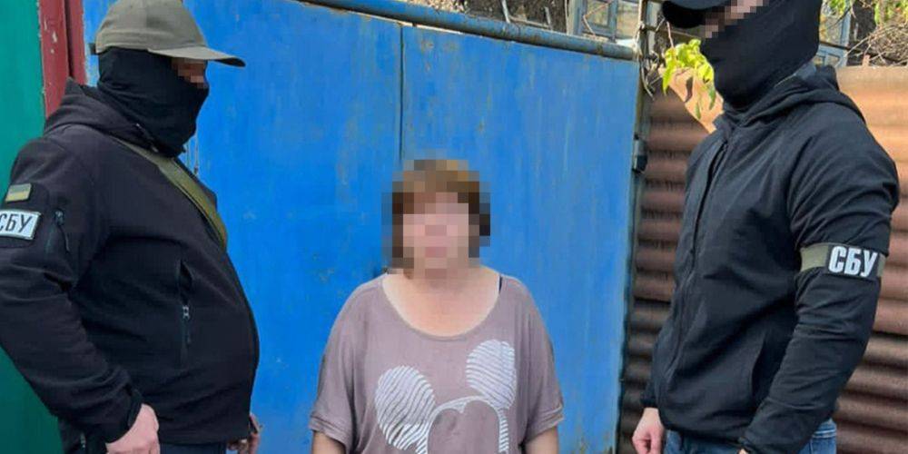 В Донецкой области задержана информаторка РФ, она сдавала артпозиции ВСУ под Бахмутом