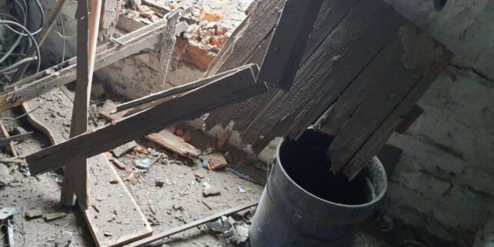 На Днепропетровщине обломки сбитой российской ракеты повредили помещение предприятия