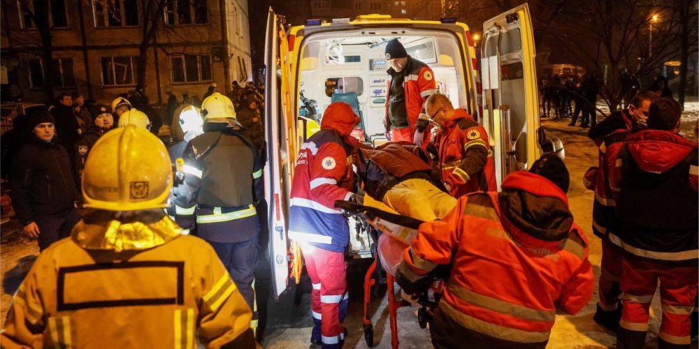 В Киеве возросло число пострадавших в результате удара россиян. Госпитализировали 20 человек