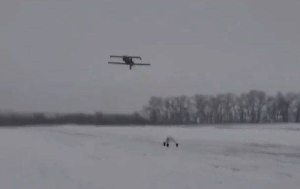 Появилось видео тестового полета нового украинского дрона-камикадзе