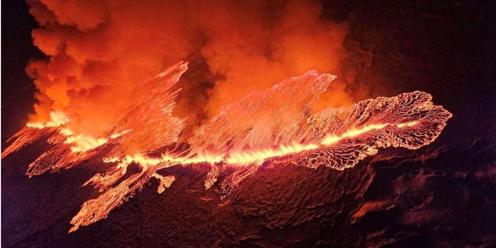 В Исландии началось извержение вулкана — фото