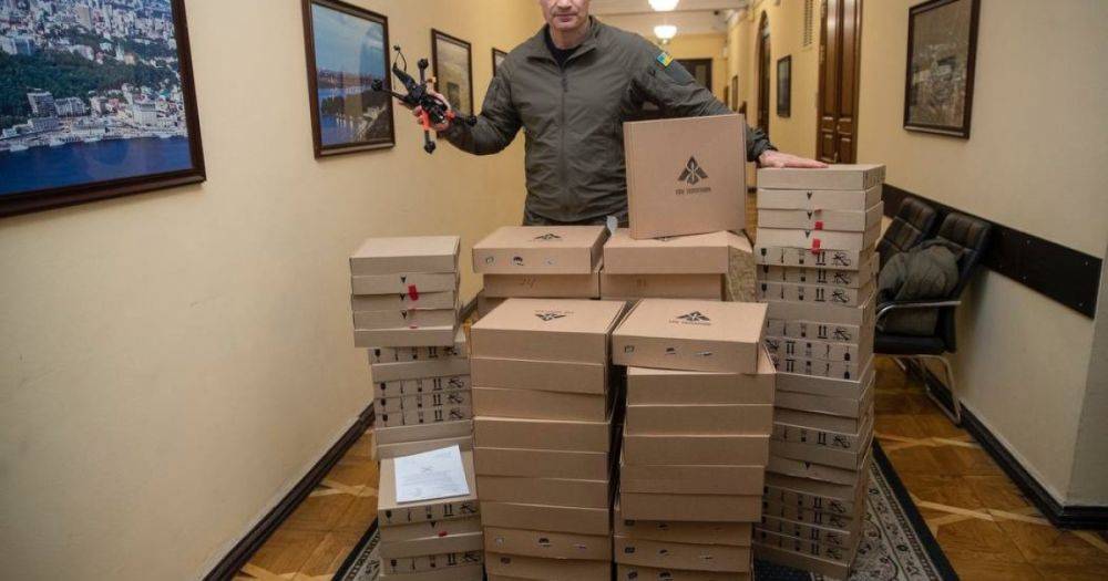 Следующая партия из 100 дронов, которые заказали братья Кличко для защитников Авдеевки, поедет в 53 бригаду