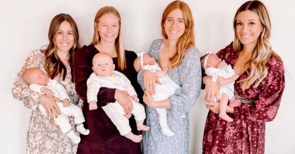 "Это так здорово": четыре сестры стали мамами с разницей в 4 месяца (фото)