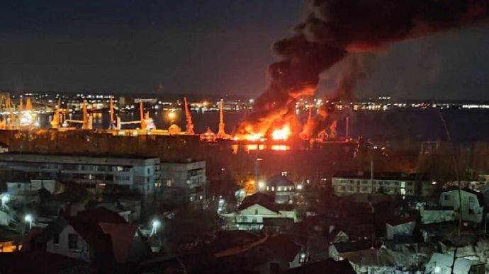В оккупированном Крыму защитники уничтожили вражеский корабль "Новочеркасск" – Олещук