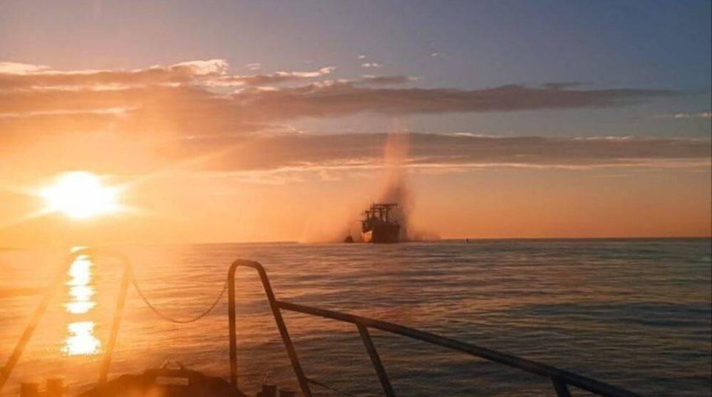 В Черном море на мине подорвалось гражданское судно, которое шло загружать зерно