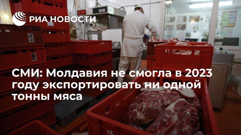 mold-street.com: Молдавия не смогла экспортировать в 2023 году ни тонны мяса