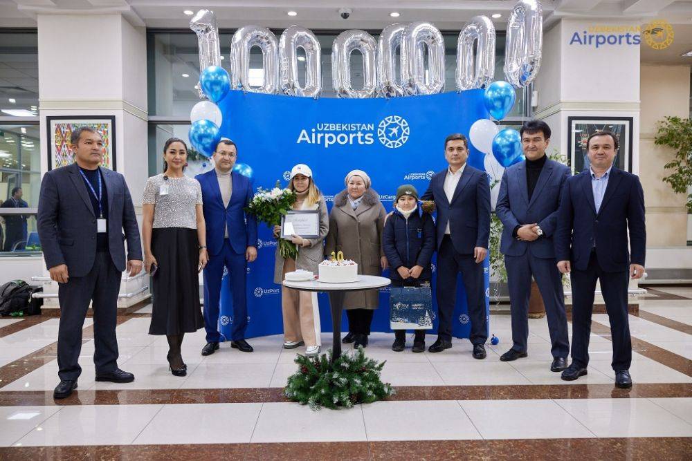 Аэропорты Узбекистана за год обслужили 10 миллионов пассажиров