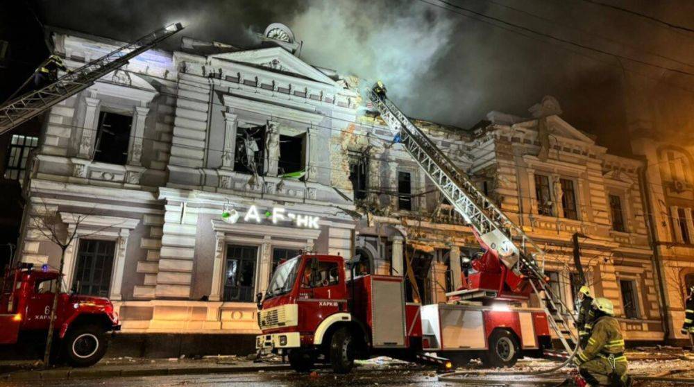 Терехов показал последствия ночной атаки «Шахедов» на Харьков