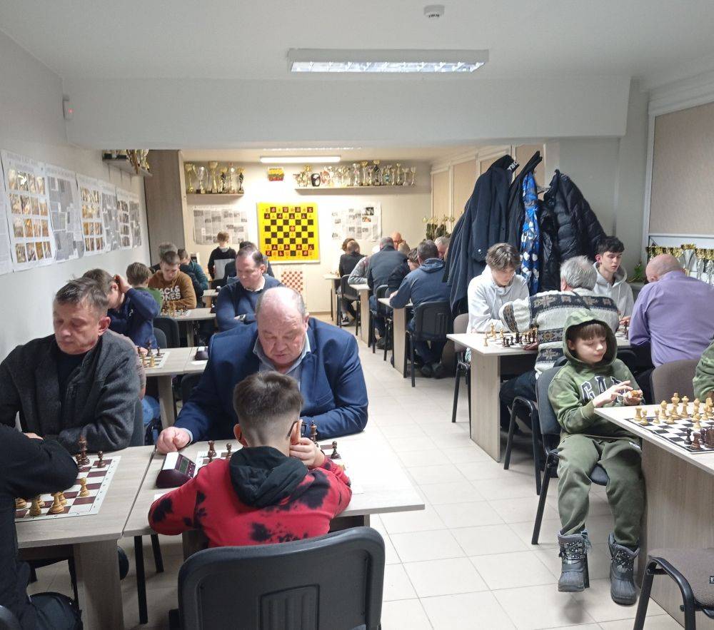 Новогодние шахматы в Гаргждай